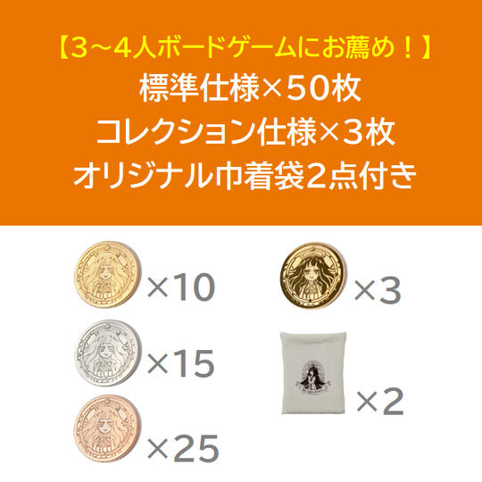 標準仕様×50枚、コレクション仕様×3枚