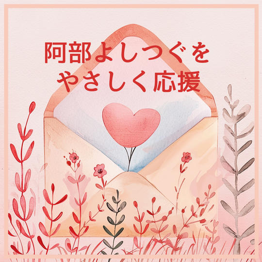 【阿部よしつぐをやさしく応援】