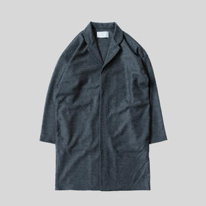 【MUYA】リバリーコート テーラードカラー　　チャコールグレー　size２