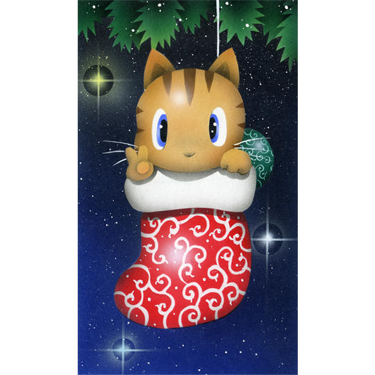 Special Price☆ mini原画『家出ネコ・オーナメント』