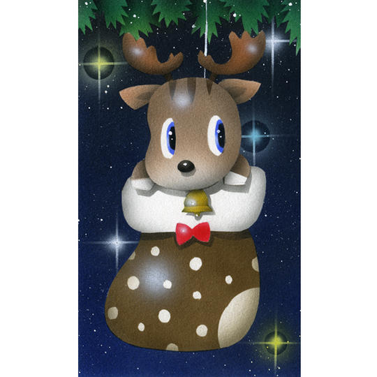 Special Price☆ mini原画『トナカイ・オーナメント』