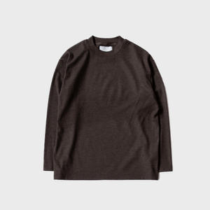 【MUYA】クルーネックTシャツニット　　ブラウン　size2