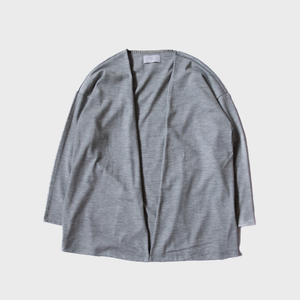 【MUYA】リラックスカーディガン　　ライトグレー　size2