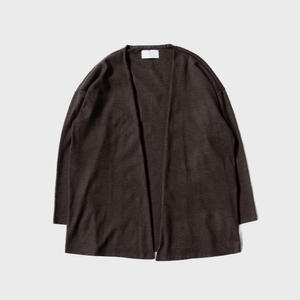 【MUYA】リラックスカーディガン　　ブラウン　size4
