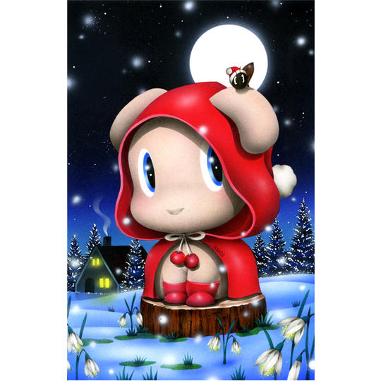 ☆超!衝撃Price☆ 原画『初雪ラビちゃん』