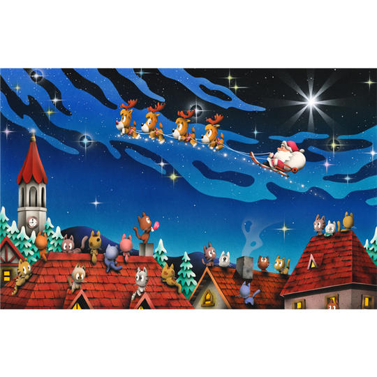 ☆衝撃 Price☆ 原画『Roof top SANTA』