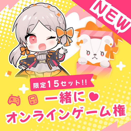 〈追加プラン〉一緒にオンラインゲーム