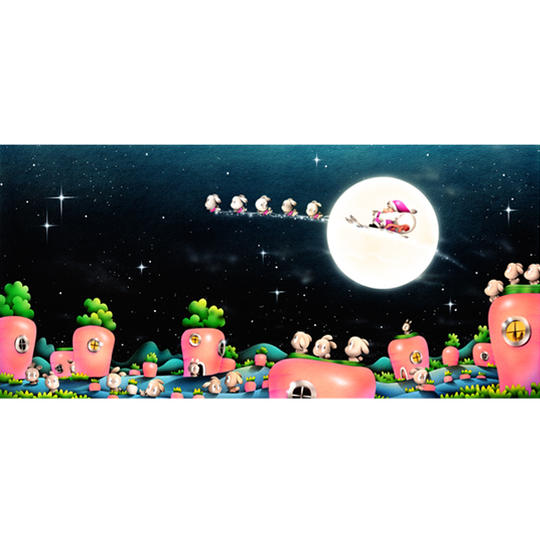 Special Price☆ 原画『にんじん村のクリスマス』