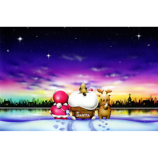 Special Price☆ 原画『Rainbow Sky SANTA』