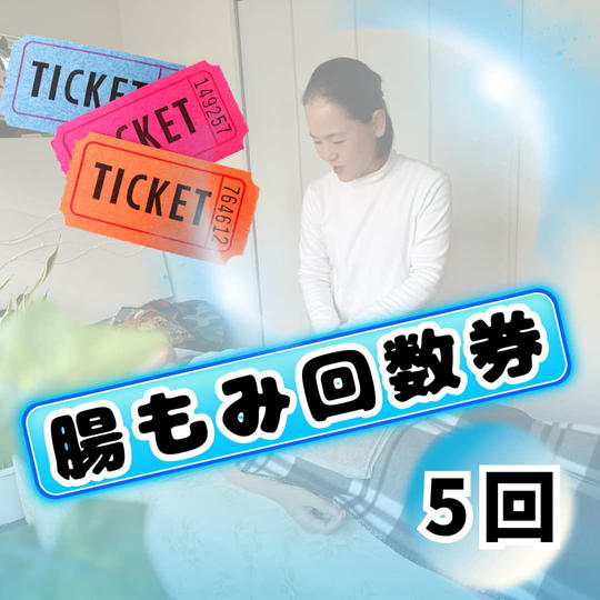 姐さんの腸揉み5回チケット🎫