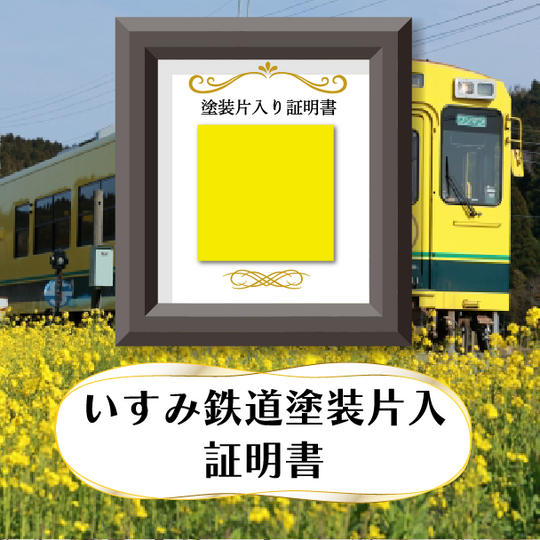 塗装片入証明書