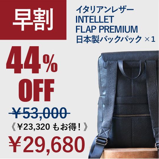【早割】44%OFF!INTELLET FLAP PREMIUM ×1