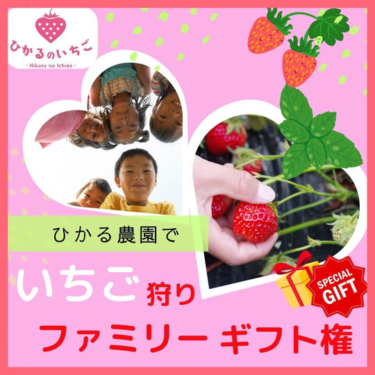 いちご狩りファミリーギフト権