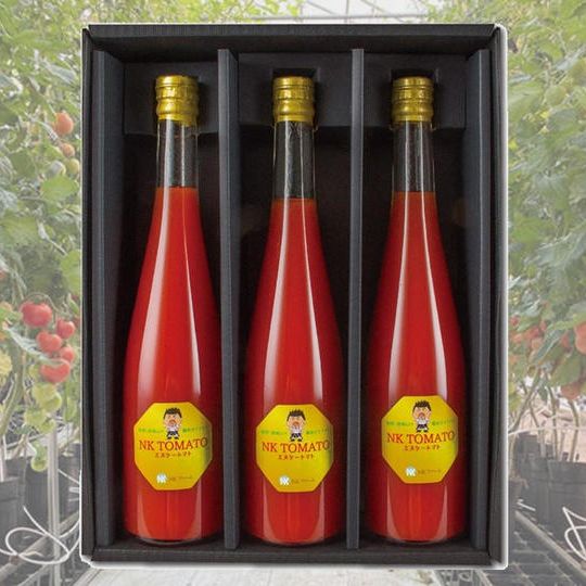 【自社農場の完熟フルティカ100%使用】トマトジュース３本セット