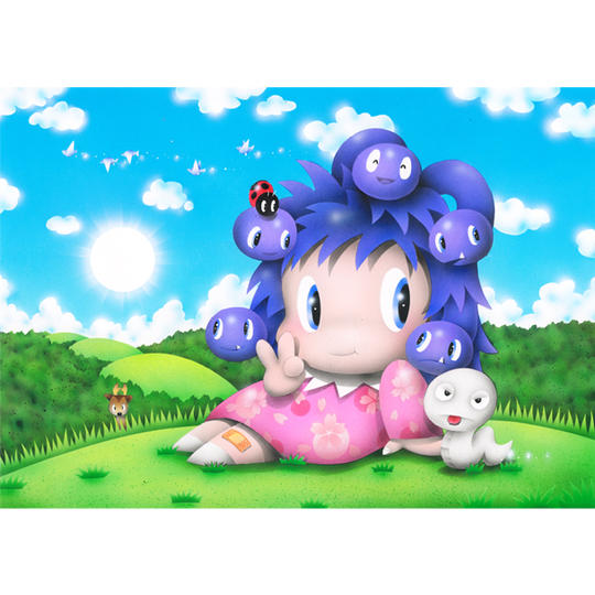 新作原画『メデューサちゃん奈良へ』