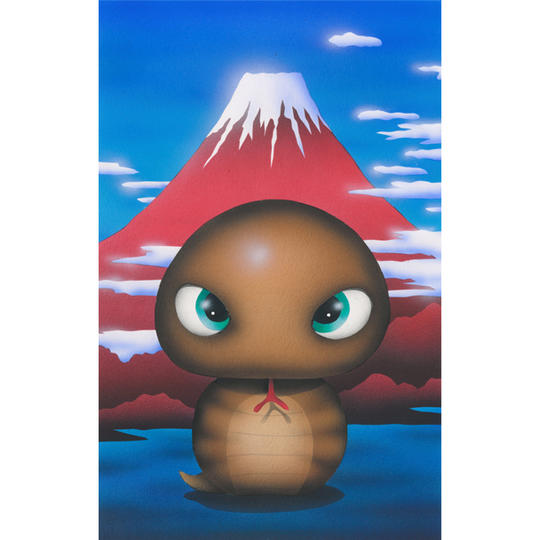 新作原画『赤富士ツチノコ』