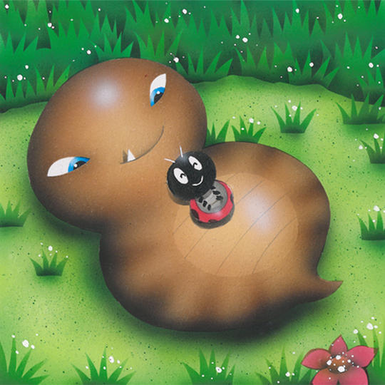 新作原画『ツチノコの上で!』