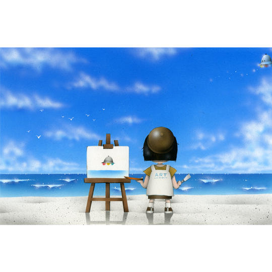 ☆25th記念 感謝 超Special Price☆『海にてART,UFO現る』