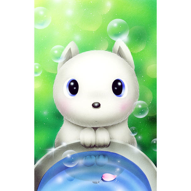 新作原画『Happy Snow Love』 - (OTOGI☆SHOP 第6弾 25th Anniversary