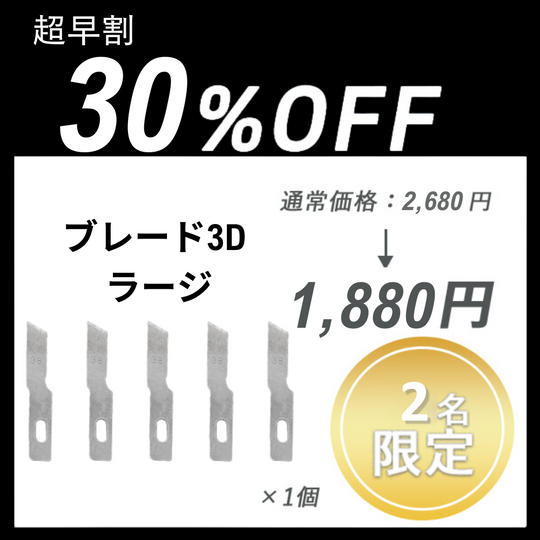 【超早割】ブレード3Dラージ ×１セット