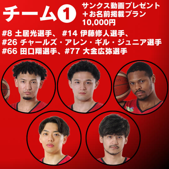 チーム❶サンクス動画プレゼント＋お名前(ニックネーム)掲載プラン(ポスターデータプレゼントあり)