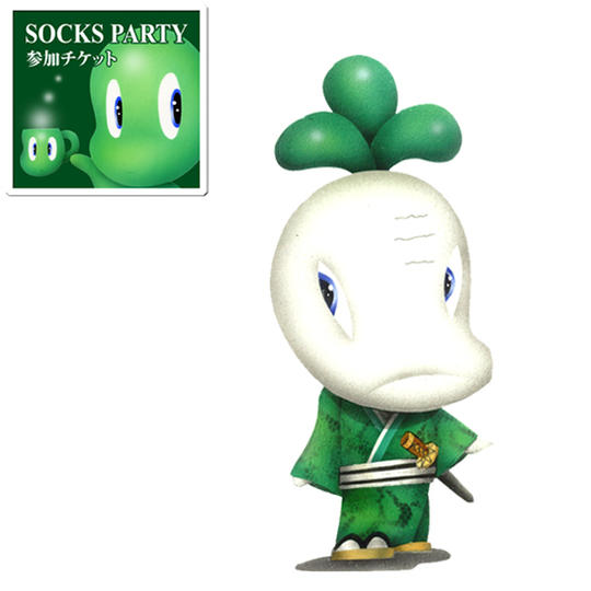 4-18 パーティ参加+原画・OTOGI☆LAND島民「悪大根」