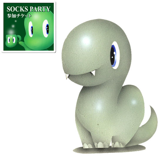 4-30 パーティ参加+原画・OTOGI☆LAND島民「恐竜」