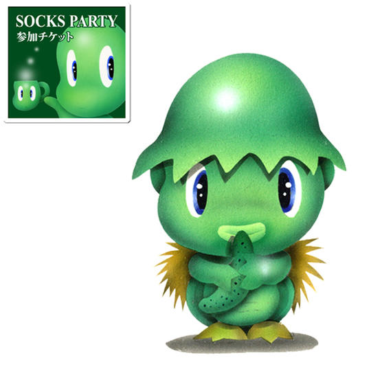 4-41 パーティ参加+原画・OTOGI☆LAND島民「カッパ」