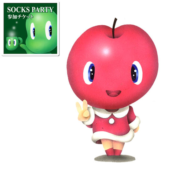 4-43 パーティ参加+原画・OTOGI☆LAND島民「リンゴちゃん」