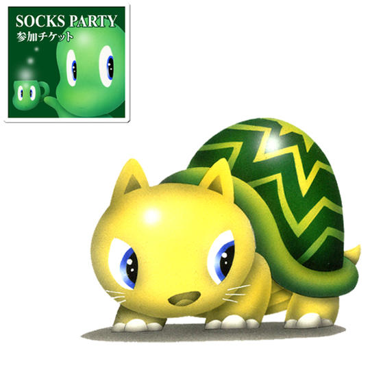 4-49 パーティ参加+原画・OTOGI☆LAND島民「ネコカメ」