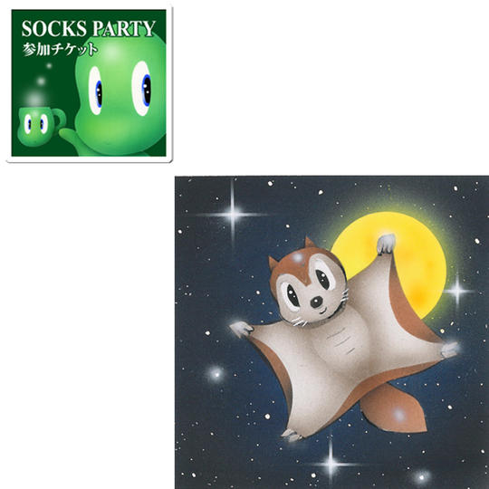 5-1 パーティ参加+描き下ろし特別ミニmini原画「モモンガフライ」