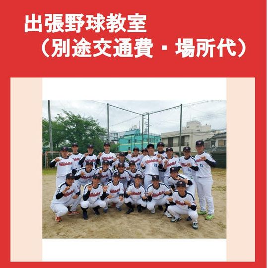 大阪ゼロロクブルズ選手(約4名)による野球教室(約2時間)【別途交通費・場所代】