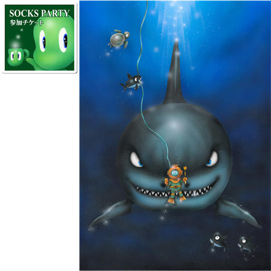 13 パーティ参加+原画「The Shark」