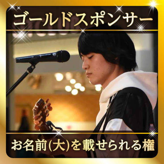 ゴールドスポンサー(お名前(大)を載せられる権)