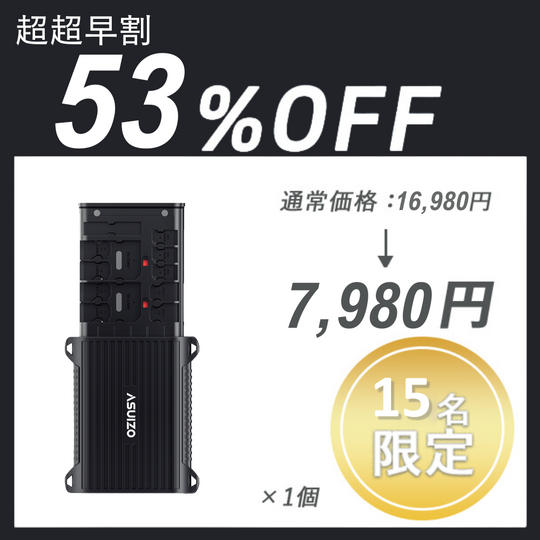 【超超早割】ASUIZO CAZE ×1セット