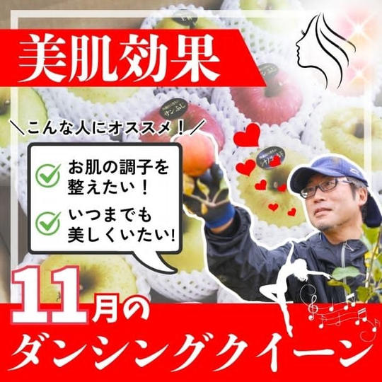 11月のダンシングクイーン(11月に届くりんごです)5kg