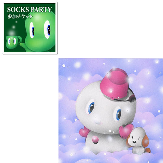 5-12 パーティ参加+描き下ろし特別ミニmini原画「雪だるまくん」