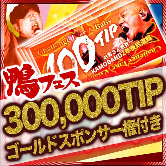 300000チップ（ゴールドスポンサー権付き）