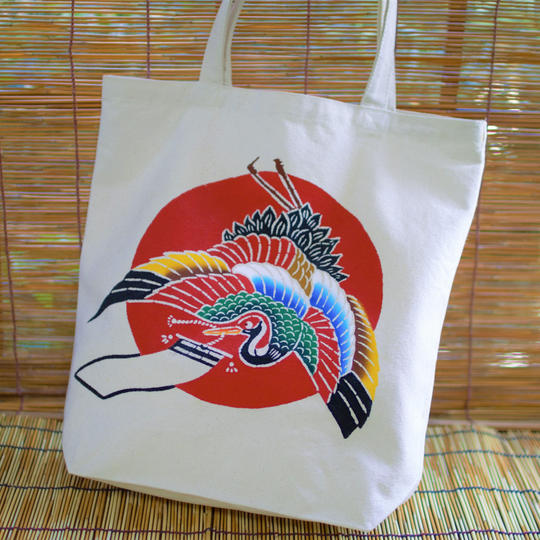 鈴染の萬祝染トートバッグ