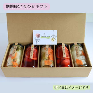 【ギフト対応】ふぉれピクルス５本ギフトセット