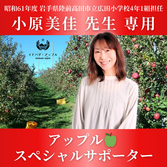 小原美佳先生　専用　アップルスペシャルサポーター