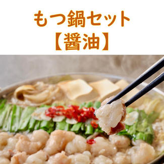 もつ鍋セット2人前（醤油味）※冷凍