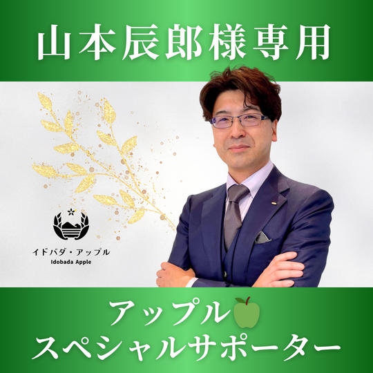 【山本辰郎様専用】アップル🍏スペシャルサポーター！