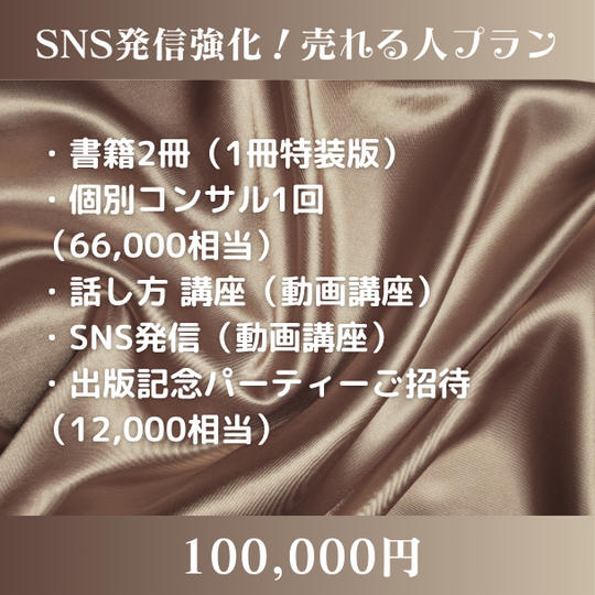 SNS発信強化！売れる人プラン