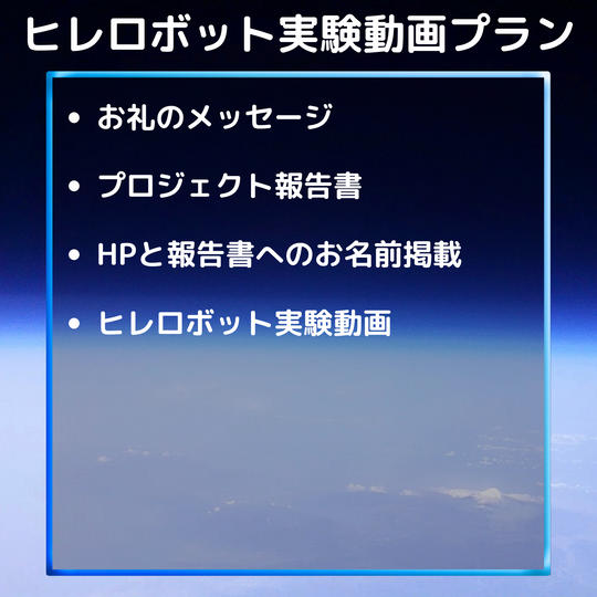 ヒレロボット実験動画プラン