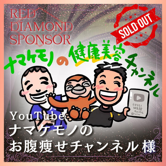 【ナマケモノ様 専用】講演会レッドダイヤモンドスポンサー