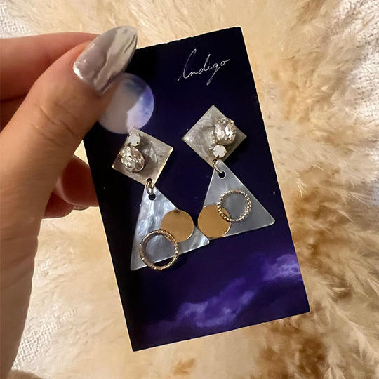 似合わせフルオーダーメイドピアス＆お礼のメッセージ