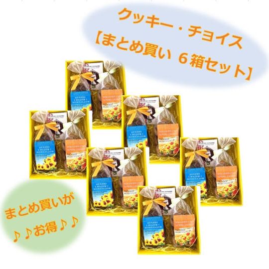 クッキー・チョイス【まとめ買い ６箱セット】（寄付額：300円）