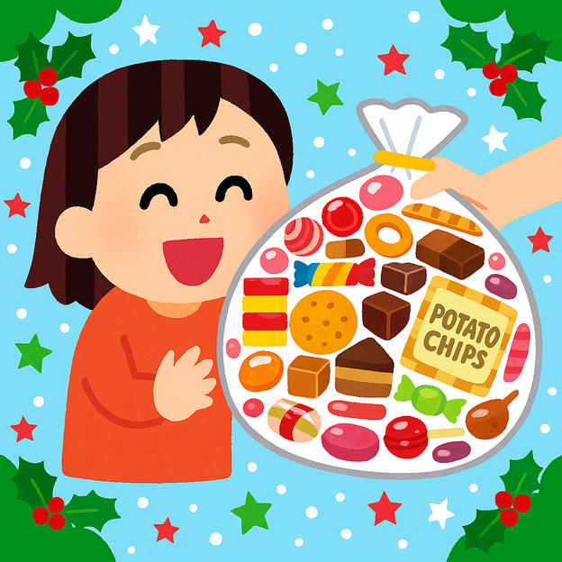 お菓子をたくさんプレゼントできる権