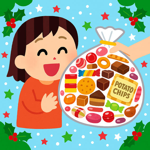 お菓子をたくさんプレゼントできる権